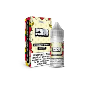 Strawberry Banana | Vapetasia Pod Punch Salts | 30mL