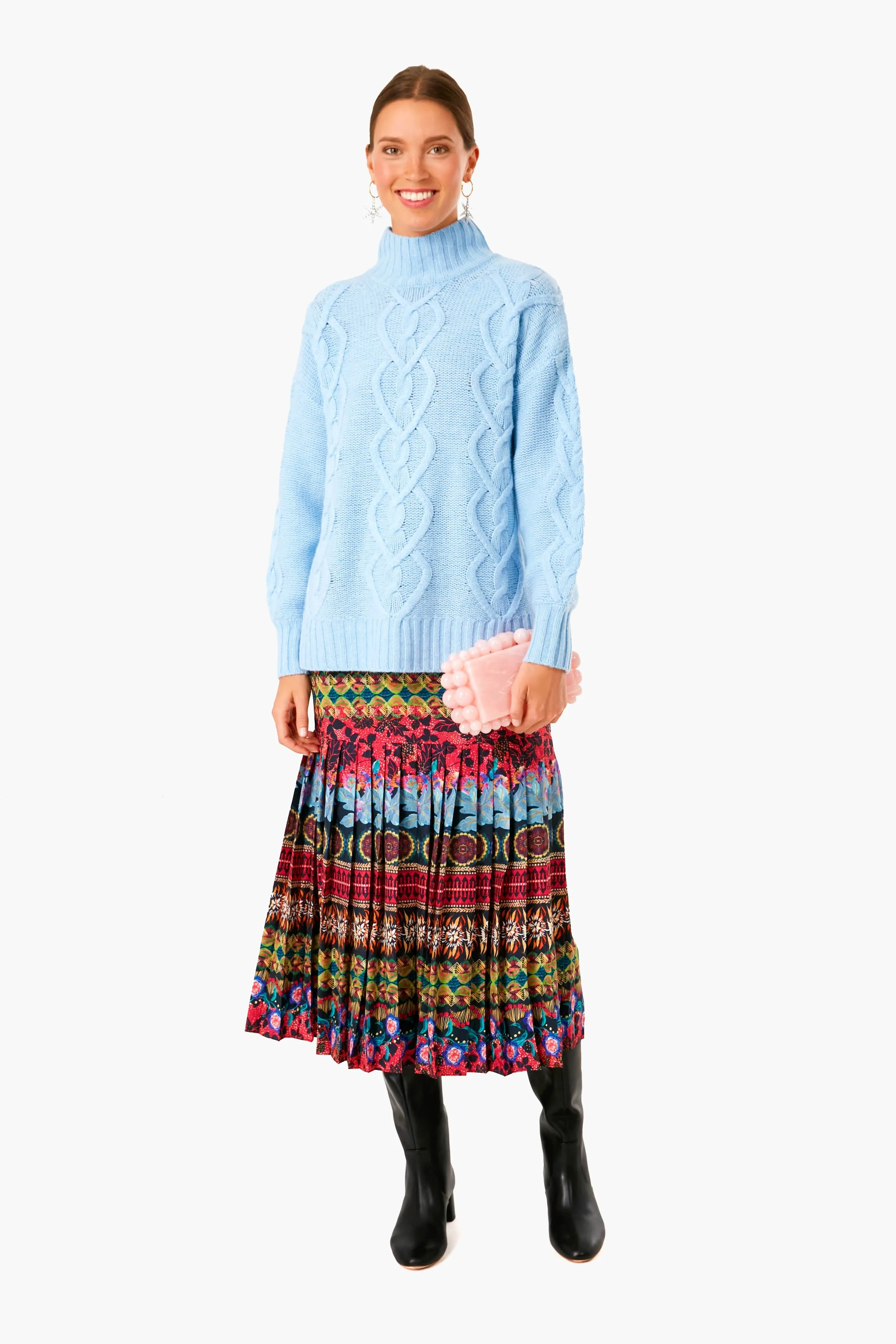 Striped Branches Diana E Skirt