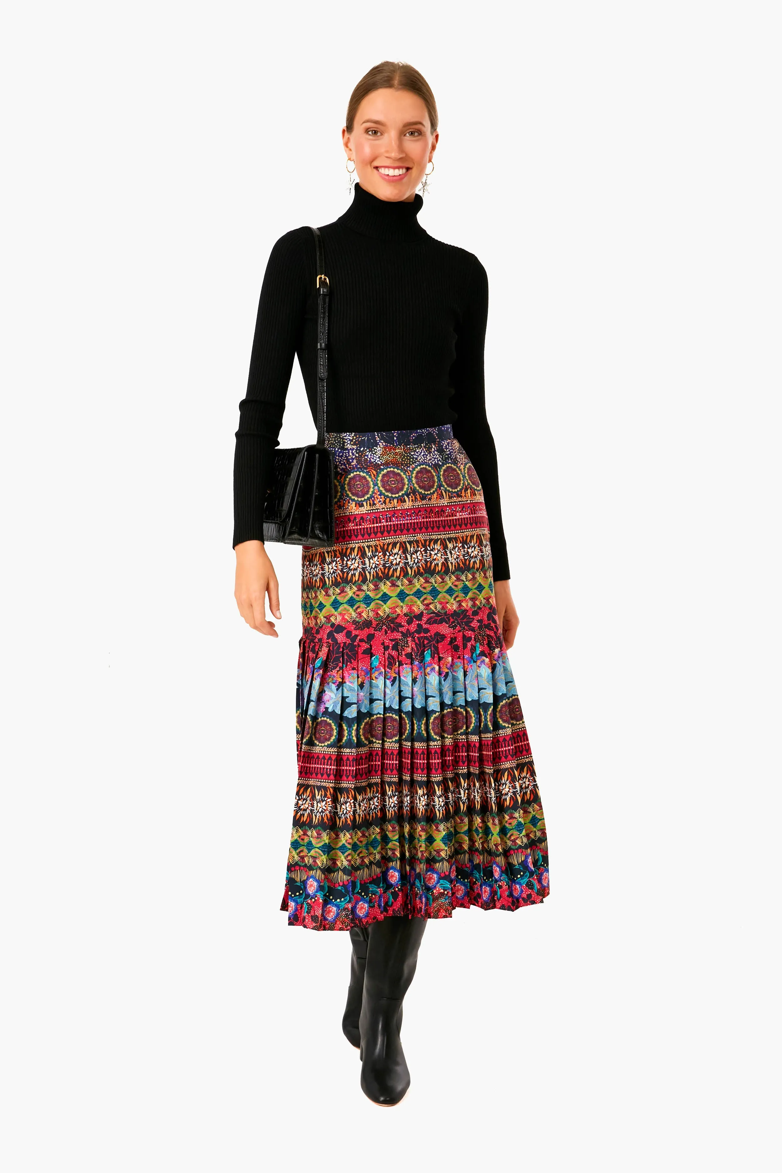 Striped Branches Diana E Skirt