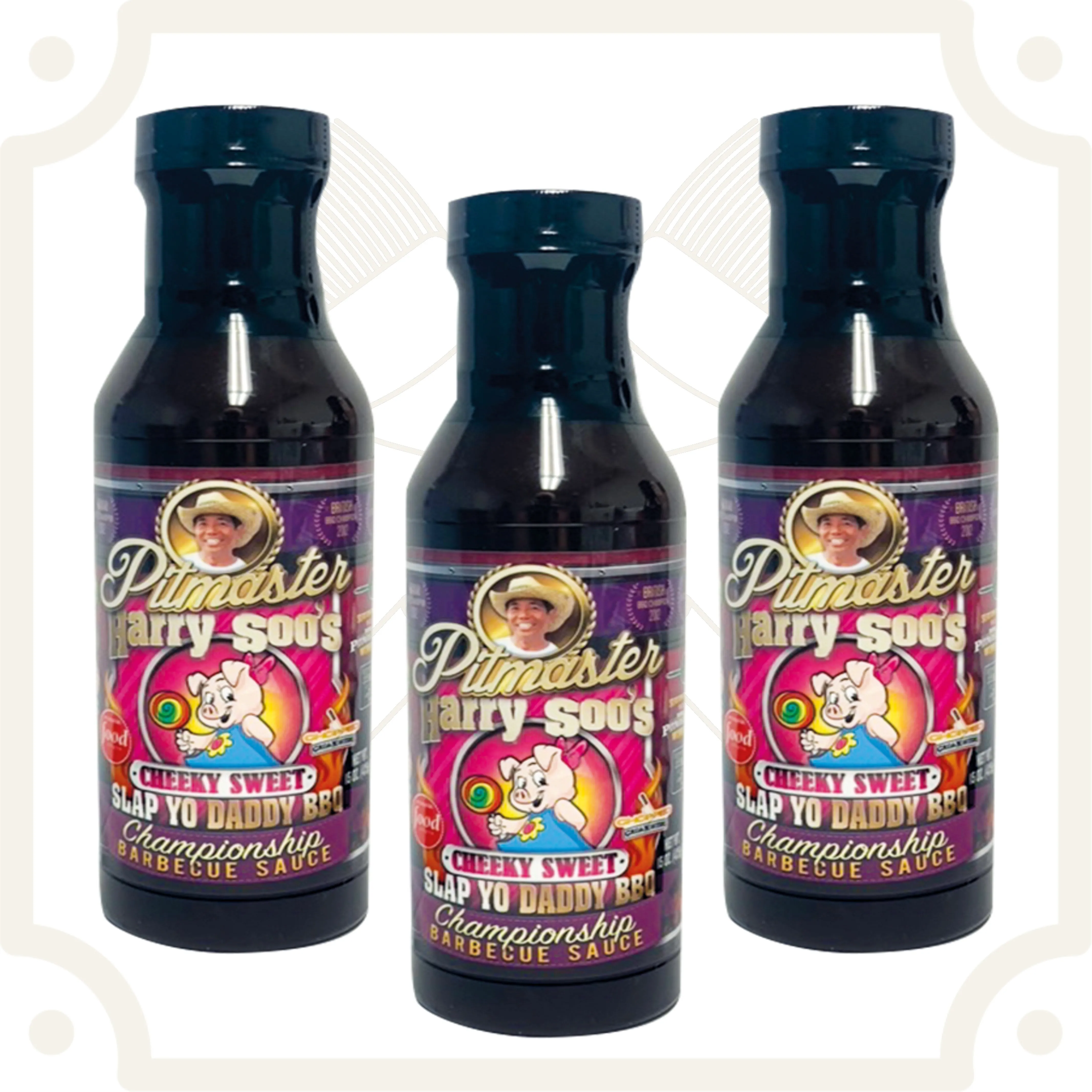 SYD BBQ Sauce - KC Cheeky Sweet (3 Pack)