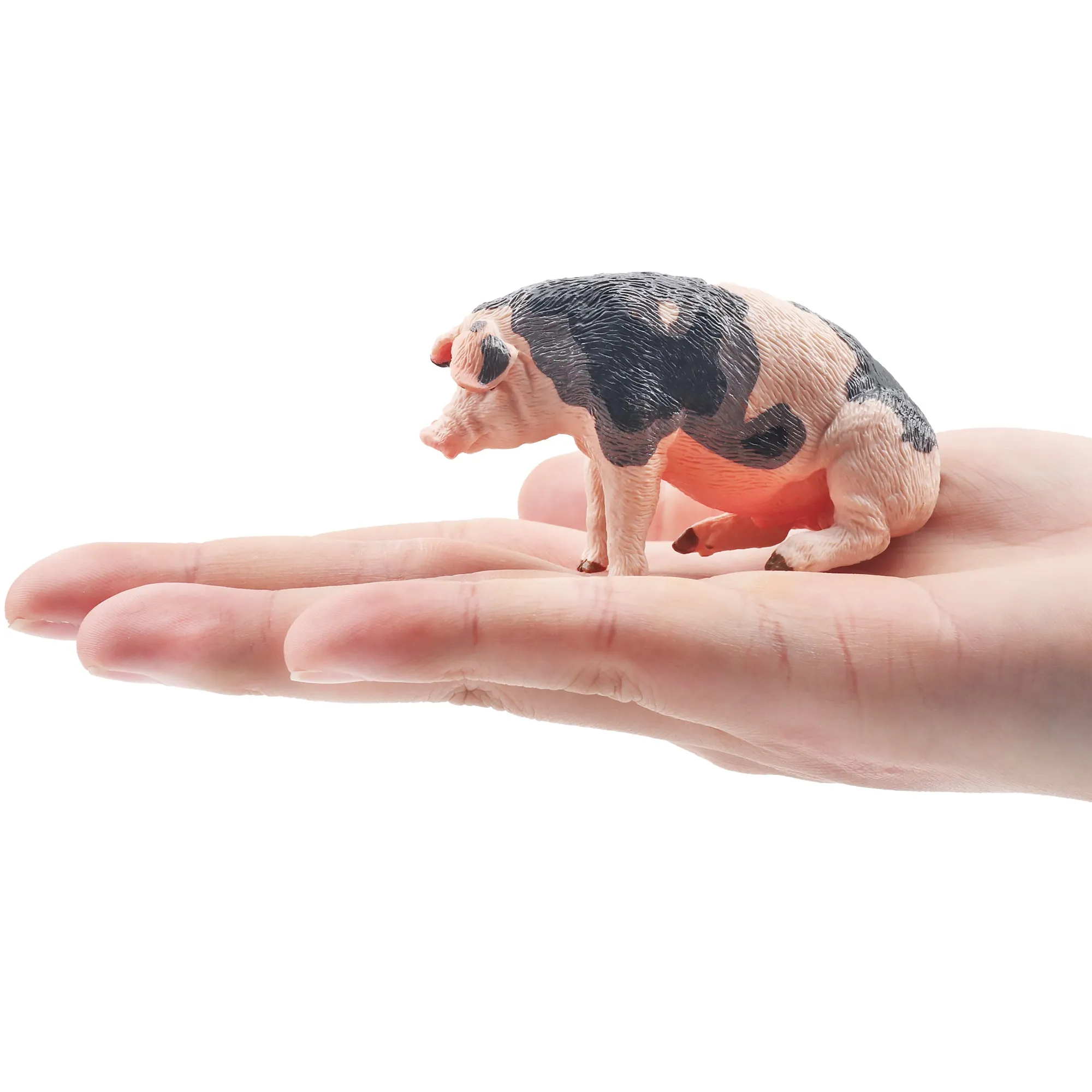 Toymany Daddy Pietrain Pig Figurine Toy