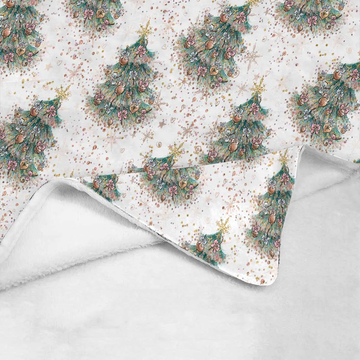 White Christmas Ultra-Soft Micro Fleece Blanket 30*40
