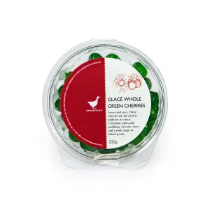 Whole Glace Green Cherries