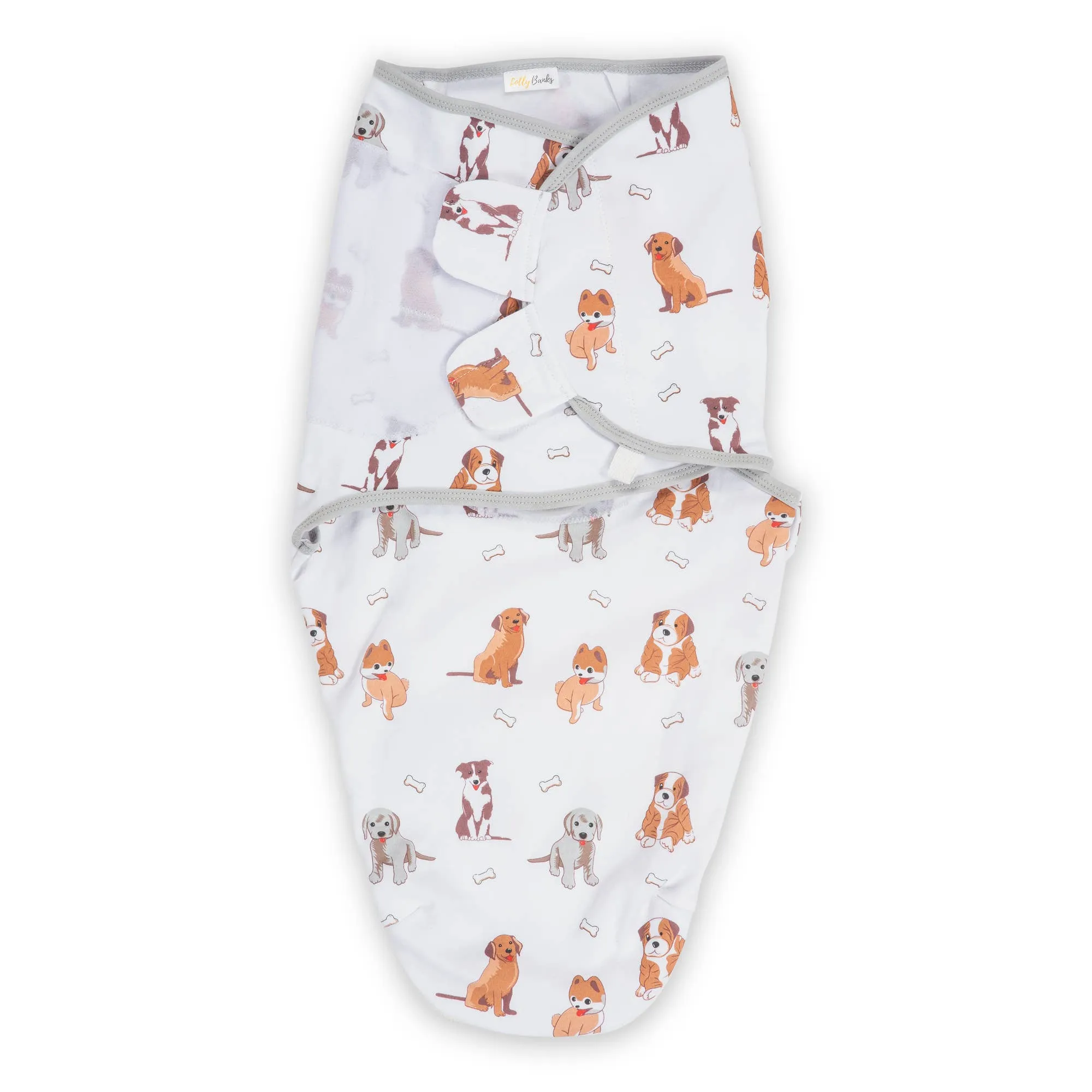 Woof Woof Baby Sleep Swaddle 100% Organic Cotton